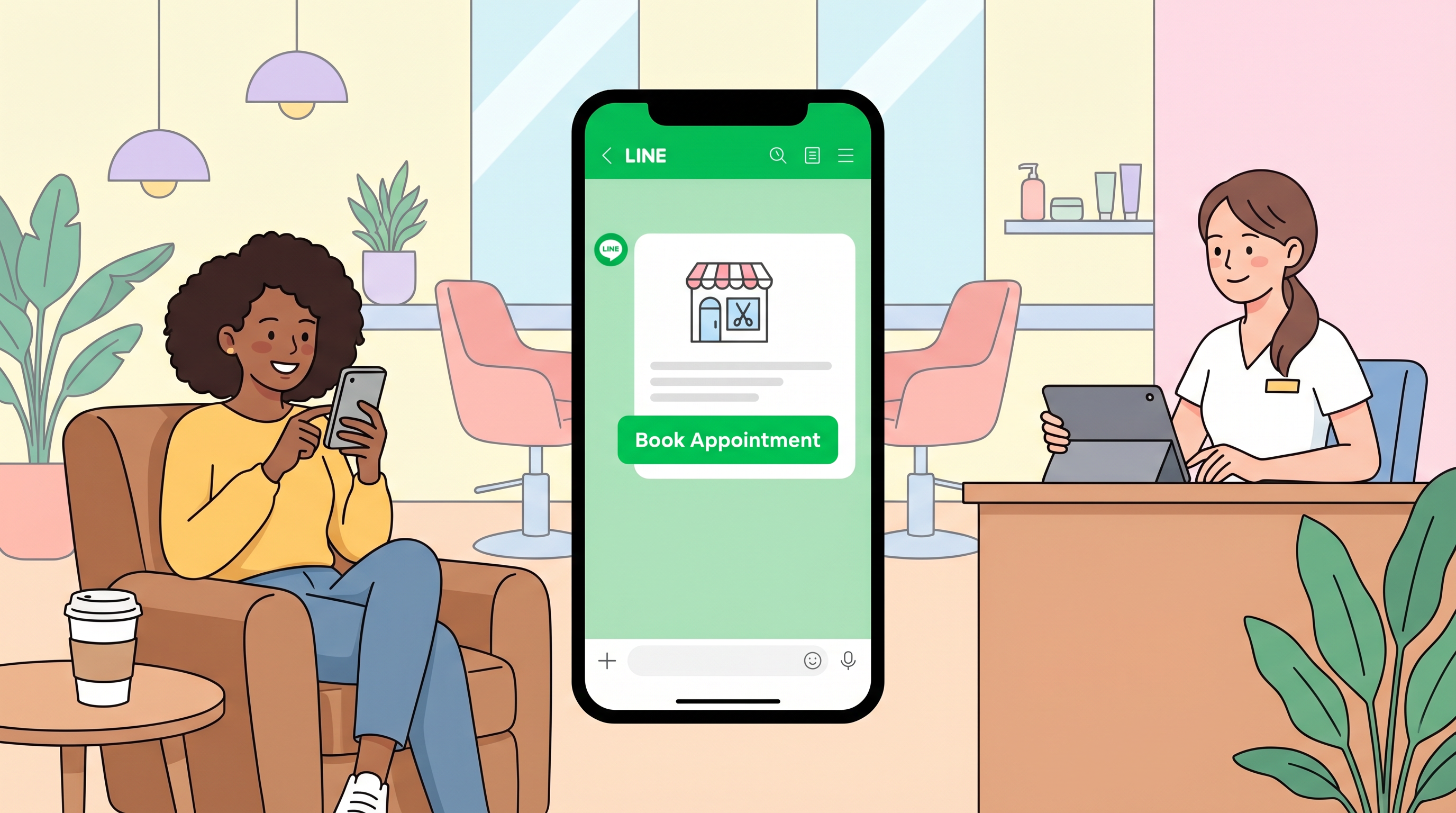 【B2C】LINE連携 × AIで実現する、パーソナライズされた店舗予約・リマインドシステム